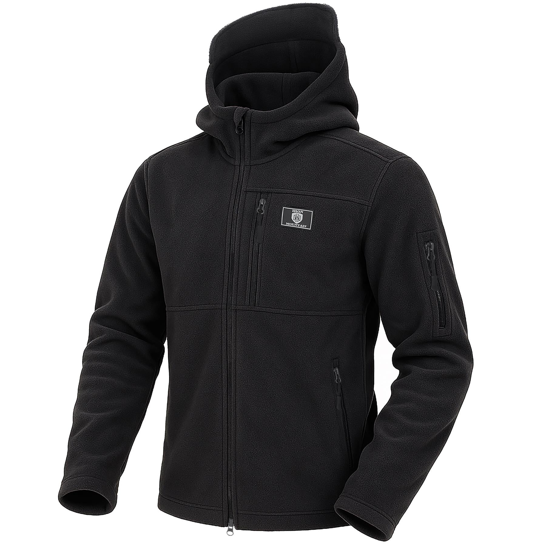 Heavy Microfleece Thermal Functional Hooded Jacket
