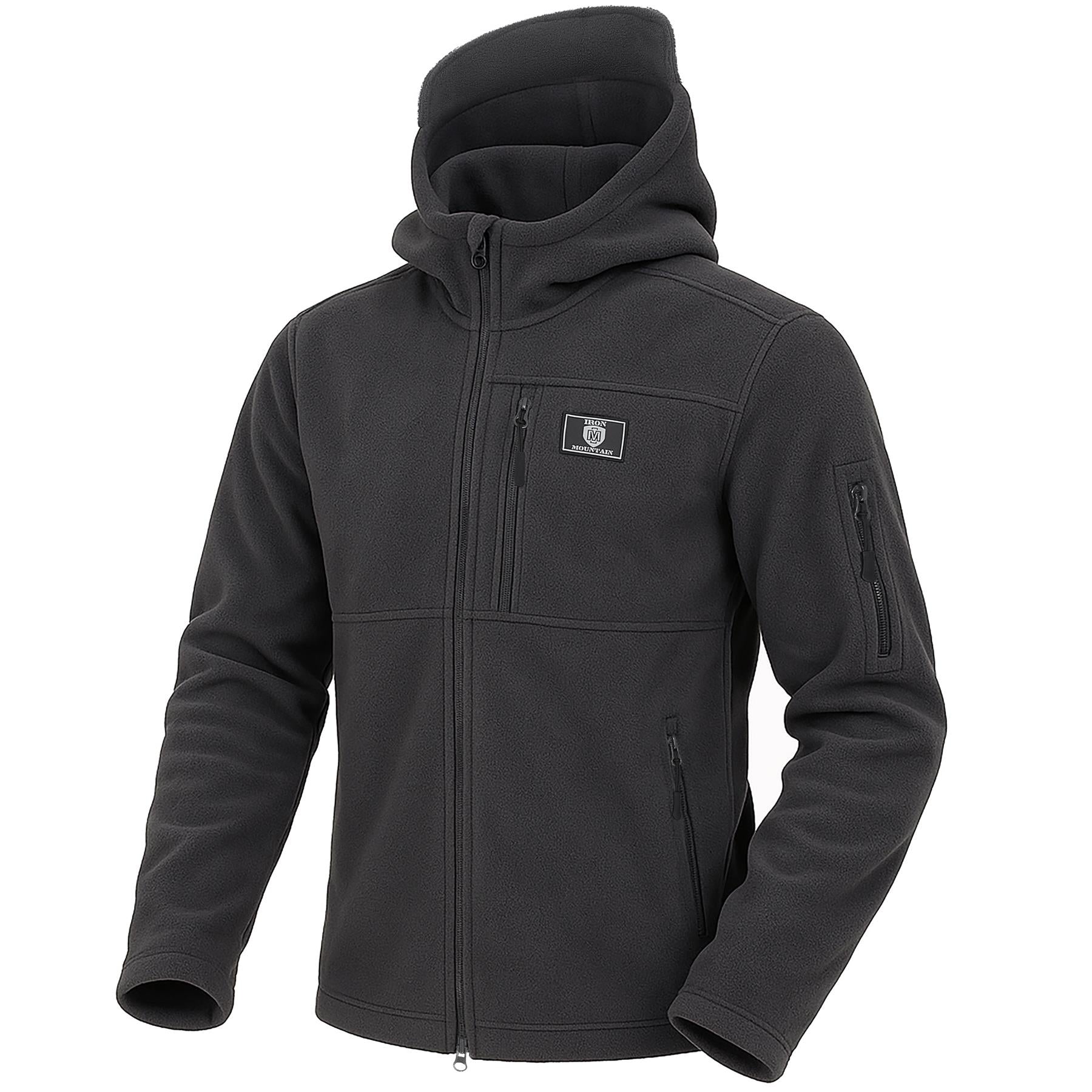 Heavy Microfleece Thermal Functional Hooded Jacket