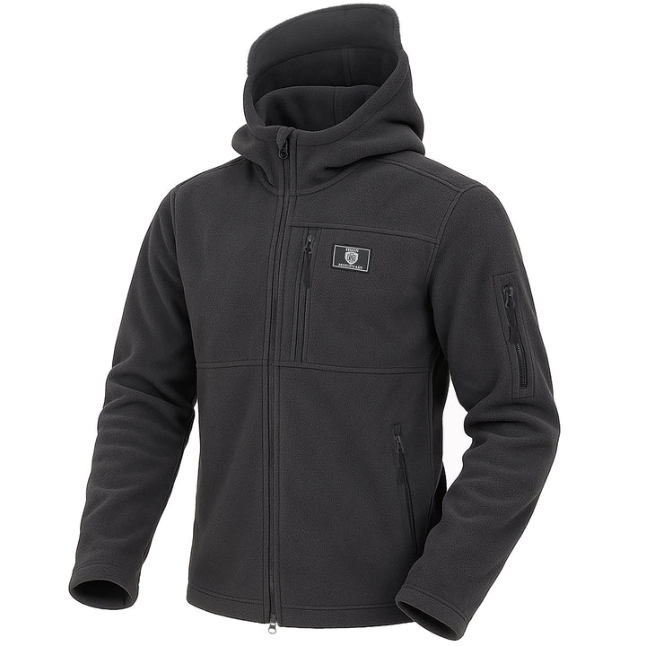 Heavy Microfleece Thermal Functional Hooded Jacket